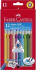 Faber-Castell 12 Jumbo Grip Colored Pencils 12 Pk Multi 1