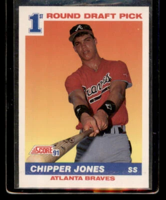 1991 Score #671 Chipper Jones RC (ref 227850) - Image 1 of 2