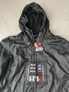 Officially Licensed Star Wars Darth Vader Medium Windbreaker Jacket Disney - Picture 1 of 8