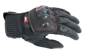 L Large Mens DriRider RALLYCROSS PRO 3 SUMMER Leather Motorbike Gloves - Picture 1 of 3