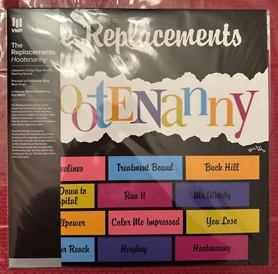 The Replacements - Hootenanny - VMP - Blue Vinyl LP 12" - Listening Notes - New - Image 1 of 2