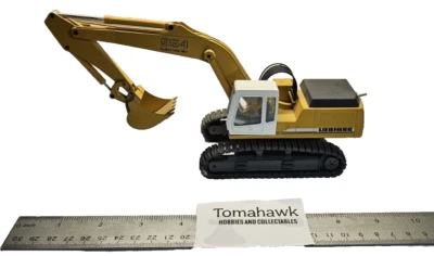 R954 B LITRONIC LIEBHERR HYDRAULIC EXCAVATOR CONRAD GERMANY WHITE CAB DIE CAST  - Image 1 of 4