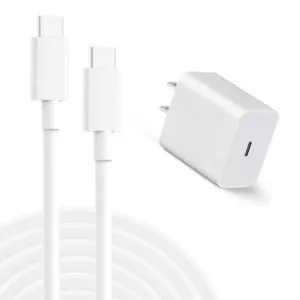 Durable 20W PD Power Adapter USB-C Cable f Motorola Moto G Stylus 2020 XT2043-4 - Picture 1 of 1