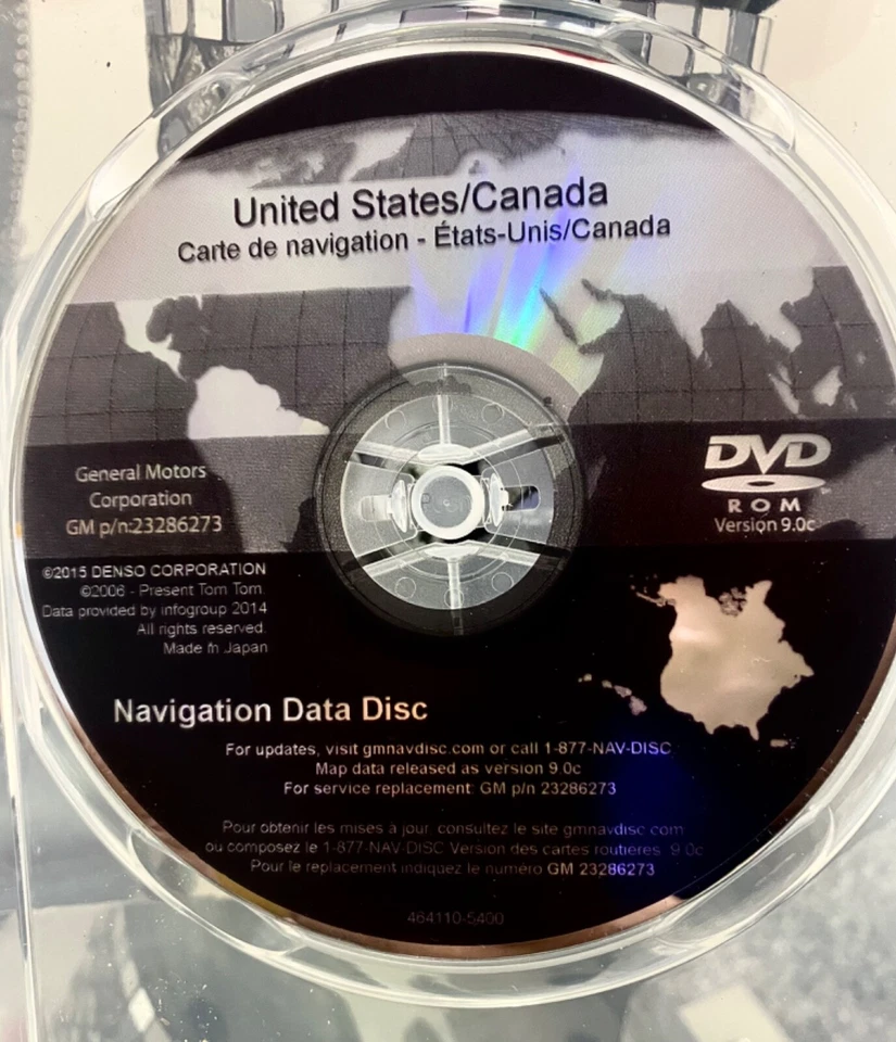 Chevrolet Avalanche 2007 2008 2009 2010 2011 navegación DVD mapa actualización 9,0c Foto 1 de 1