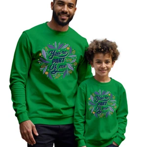 Mens And Kids You are Part Of Me Mental Health Awareness Sweatshirt Jumper #MHA - Picture 1 of 29