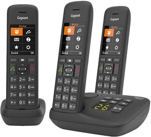 Gigaset C575A Trio, 3 telefony bezprzewodowe z automatyczną sekretarką   - Zdjęcie 1 z 1