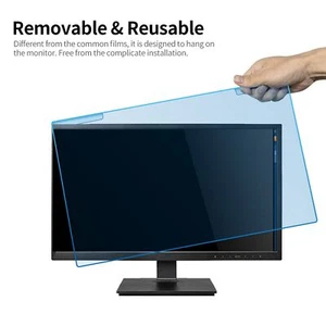 Hanging Blue Light Blocking Screen Anti-UV Prote-ction Film For 17.3-19.5in Kit - Picture 1 of 8