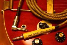 CRYO sonikleer 20' Cable se ajusta FENDER GIBSON Cable Eléctrico Guitarra Bajo criogénico for sale