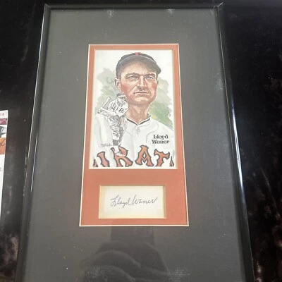 LLOYD WANER SIGNED AUTOGRAPHED CUTS FRAMED PHOTO JSA - Image 1 of 4