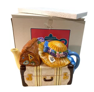 Caja de música para tetera de porcelana Schmid Teatime Harmonies - La vuelta al mundo en 80 días - Imagen 1 de 8