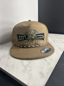 Lazy J Ranch Wear Unisex Tan Diamond Banner Snapback Hat - Picture 1 of 5