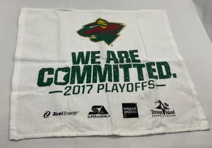 Minnesota Wild (NHL) - 2017 Playoffs "We Are Committed" - 18" x 14" Rally Towel - Picture 1 of 1