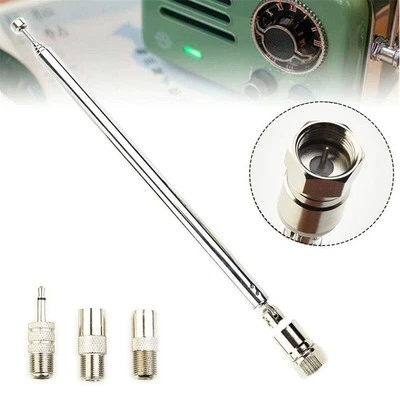 Telescopic Antenna DAB FM-Radio Aerial +Adapters HiFi,AV,Receiver,System - image 1 of 4