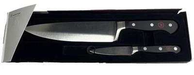 Wusthof классический 2 изделия стартовый набор с 8» нож шеф-повара и 3,5» нож для чистки волос - Изображение 1 из 4