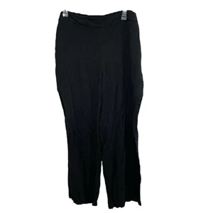 Old Navy Damen High Waist Playa Wide Leg Hose Größe 2X schwarz leicht - Bild 1 von 7