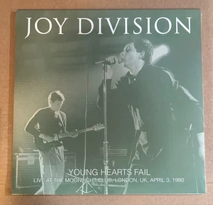 LP: JOY DIVISION - Young Hearts Fail Live April 3, 1980 NEW SEALED - Picture 1 of 2