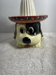 Vintage Keramik Hund Zitrus Reibahle, kitschige Küchendeko - Bild 1 von 6
