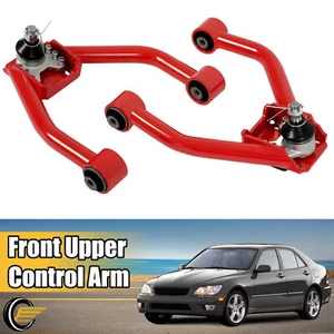 Adjustable Front Upper Control Arm Camber Kit Red For Lexus IS300 2001-2005 - Picture 1 of 24