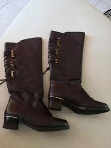 Rare Imported Leather Boots By Tendencia Portugal Women's Size US - 8, EUR - 39 - Picture 1 of 3
