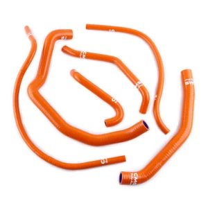 Orange Silicone Radiator Hose for Honda CBR600F4i CBR 600 F4i 2004 2005 2006 - Picture 1 of 12