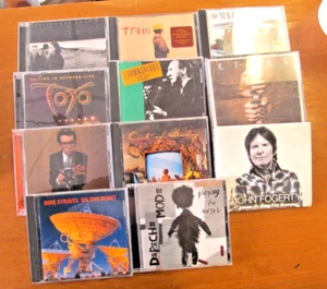 SET OF 11 ROCK CD'S CD SET DEPECHE MODE DIRE STRAITS TOWNSHEND AND MORE #2101 - Imagen 1 de 5