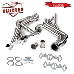 Stainless Manifold Exhaust Headers Kit for Chevy Corvette 1963-1981 V8 Engines - Bild 1 von 7