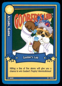 2007 Ganz Webkinz Series 1 Card Goober's Lab #34