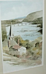 HARPER FERRY W.VIRGINIA LIMITED EDITION  HAND SIGNED PRINT PICTURE EUGENE SMITH - Picture 1 of 9