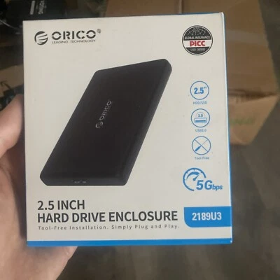 Orico 2.5 Inch Hard Drive Enclosure New - Image 1 of 2