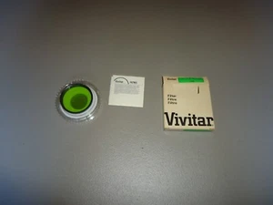 Vivitar 55mm, LIGHT GREEN Filter with Case and Box, Instructions, Made in Japan - Picture 1 of 2