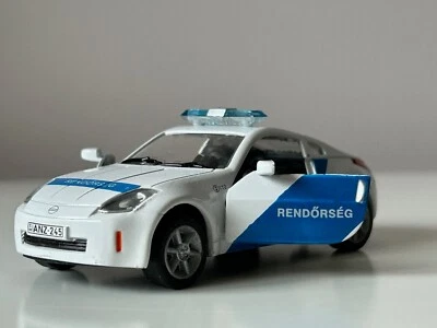 Nissan 350Z Rendorseg Hungary Police USA Car Model Diecast Amercom 1:43 Scale - Image 1 of 4