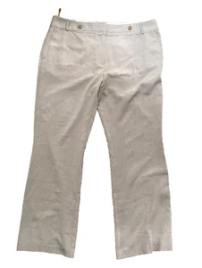Per Una Trousers Women Bootcut Stretch Beige Size 18 - Picture 1 of 15