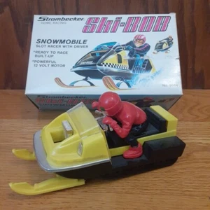 SELTEN VINTAGE SKI DOO STROMBECKER SLOT Racer mit Fahrer AUTO SCHNEEMOBIL 9564 - Bild 1 von 13