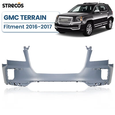 Front Bumper Cover Upper Fascia For 2016 2017 GMC Terrain SLE Primed Foto 1 de 4