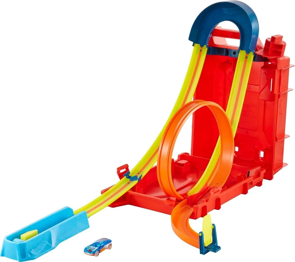 Hot Wheels HDX78 Track Builder Unlimited Benzinkanister-Stuntbox Zusammenbau