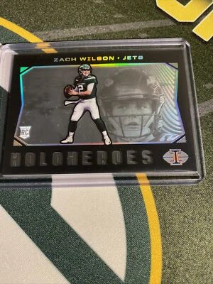 Zach Wilson Holoheroes  #HHZW-4 2021 Illusions Football - Image 1 of 2