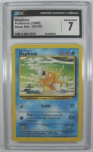 Pokémon 1999 Base Set MAGIKARP 35/102 CGC 7.0 RARE - Picture 1 of 2