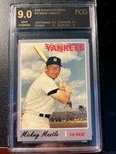 BLACK FRIDAY SALE--MICKEY MANTLE '67 BASEBALL CARD, GRADED 9.0