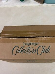 2003 Longaberger Miniature Coll. Club Umbrella Stand Basket Combo with Coa ~ Mib