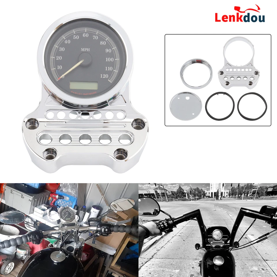 Speedometer Bracket Relocation Indicator Clamp For Harley Sportster XL883 XL1200 - Image 1 of 4