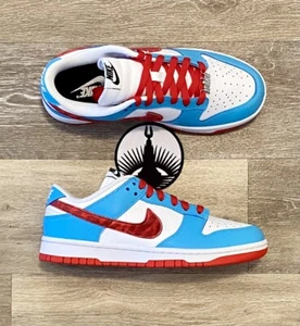 Nike ID Dunk Low By You ‘Baltic Blue Red Tiger’ FJ2253-901 Men's 7.5, Women’s 9 - Picture 1 of 12
