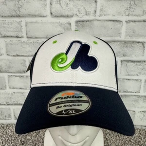 Locked In Baseball Pukka Fitted L/XL Hat A-Flex Tech Fabric Cap - Picture 1 of 6