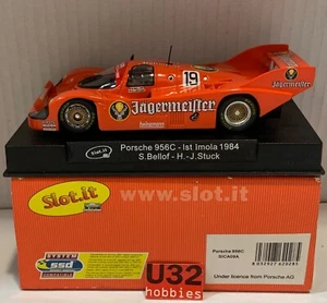 Slot Car slot.it SICA09A Porsche 956C #19 1º Imola 1984 Jagermeister S.Bellof - Picture 1 of 8