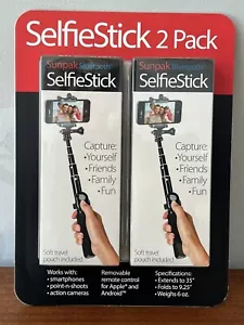Sunpak Selfie Stick Bluetooth for GoPro or Phone 2-Pack #4244 - Picture 1 of 8