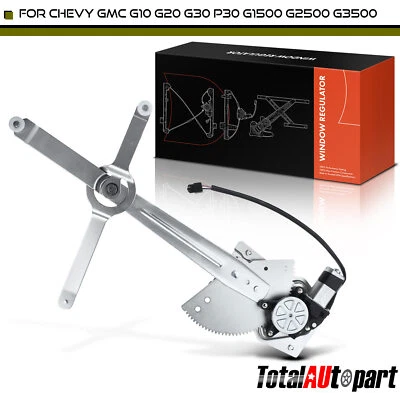 Window Regulator w/ Motor for Chevy G10 G20 G30 GMC G1500 G2500 81-96 Front Left - Image 1 of 4