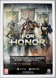 Póster promocional For Honor RARO PS4 XBOX ONE 42 cm x 59 cm #1 - Imagen 1 de 3