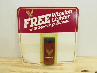 Encendedor plano delgado Winston Advertisement Foto 1 de 3