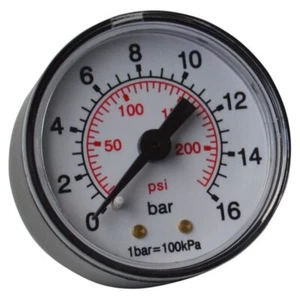 MANOMETRO DI RICAMBIO PER COMPRESSORE Ø 40 MM 16 BAR (17498) - Foto 1 di 1