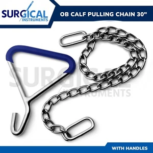 Durable OB Apparatus Leg Catch Set 1 Handles Puller Hook and 1 Chain for Pet 30" - Picture 1 of 7