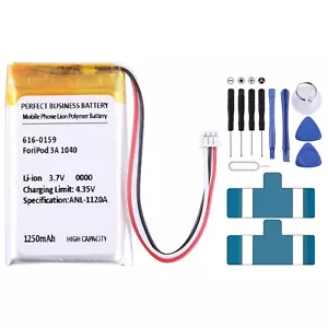 For iPod 3 3G 3rd Generation A1040 Battery Replacement - Picture 1 of 4